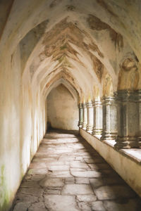 Corridor of historic building