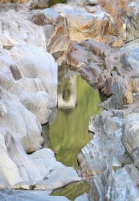 Rocks in water