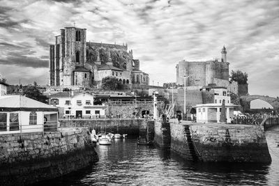 Buildings at waterfront