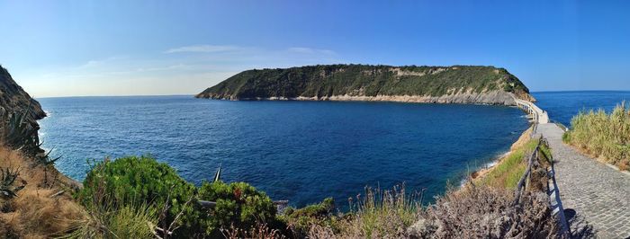 Panoramic shot of sea against sky