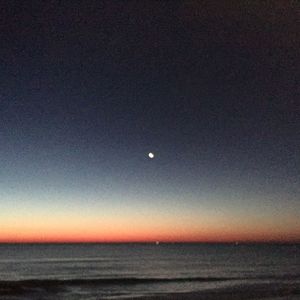 Scenic view of moon at night