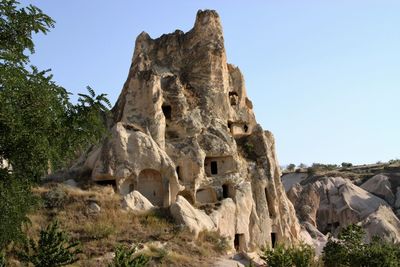 Rock formations at uchisar castle