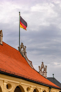 Low angle view of building against sky