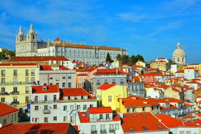 View of buildings in city