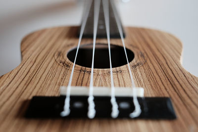Close-up of ukulele