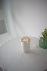 Close-up of coffee on table