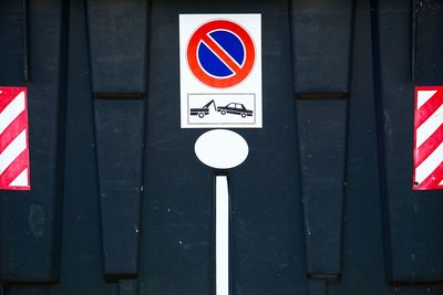 Traffic signal, no parking, bilbao city spain