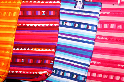 Full frame shot of multi colored umbrellas