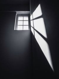 View of sun coming through window