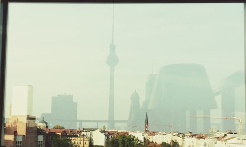 Skyscrapers against sky