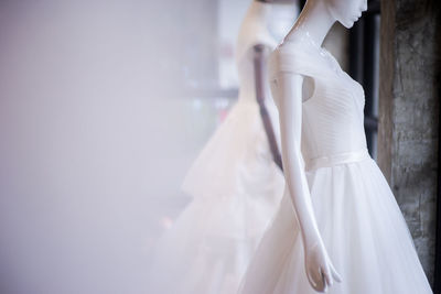 Dress on mannequin