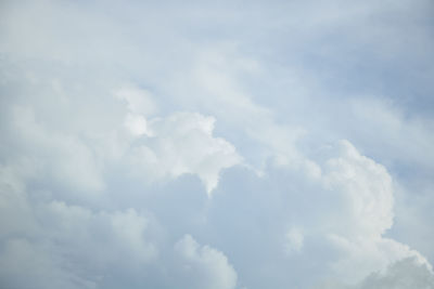 Low angle view of clouds in sky