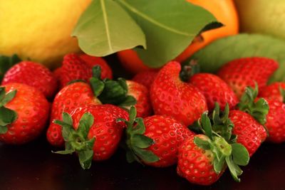 Close-up of strawberries