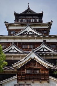 Low angle view of pagoda