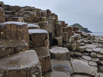 View of old ruins against sky