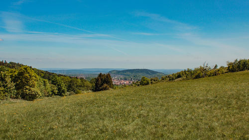 Scenic view of landscape against sky