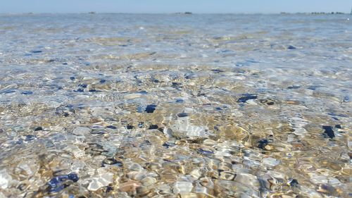 Rocks in sea