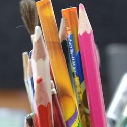 Close-up of multi colored objects