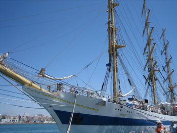 Boats in sea