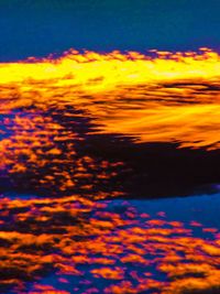 Full frame shot of orange sky