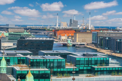 Cityscape against sky