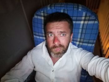 Portrait of man smiling