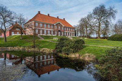 Hindsgavl castle seen from the parc, middelfart