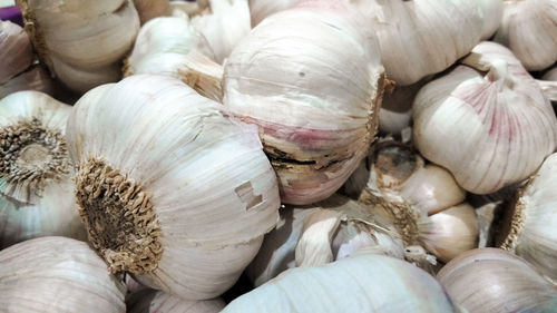 Full frame shot of onions