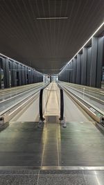 View of railroad station platform