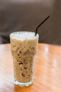 Close-up of coffee on table