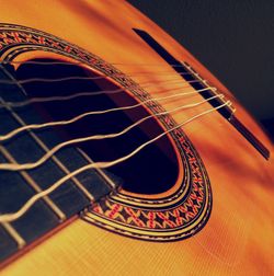 Close-up of guitar