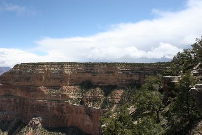 View of rocks against sky