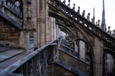 Low angle view of historic building