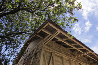 Low angle view of building against sky