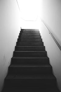 Low angle view of staircase in building