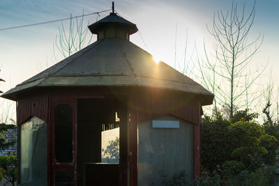 Low angle view of built structure