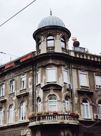 Low angle view of building against sky