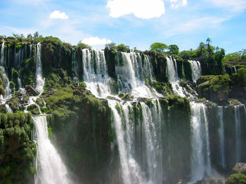 River flowing through rocks