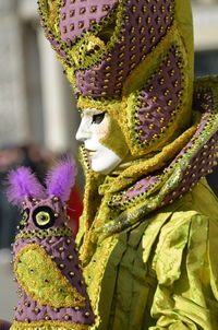 Close-up of traditional statue