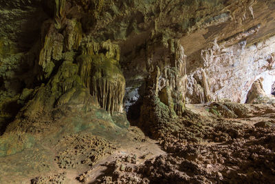 Rock formation in water