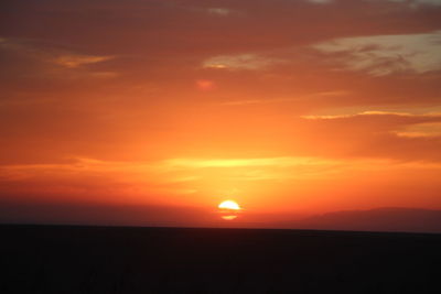 Scenic view of sunset