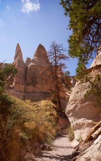 View of rock formations