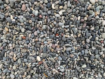 Full frame shot of pebbles