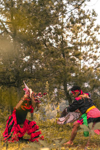 Group of people in traditional clothing