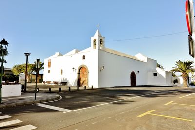 View of church against clear sky