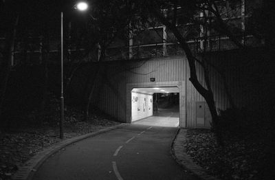 Interior of abandoned building