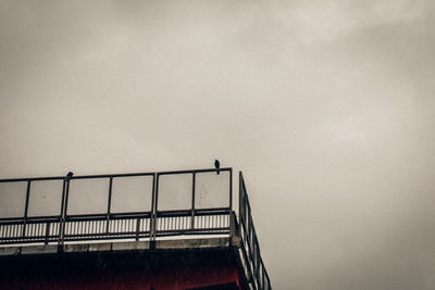 Low angle view of built structure against sky