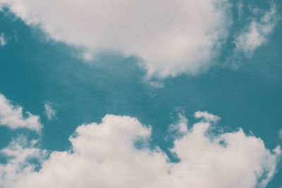 Low angle view of clouds in sky