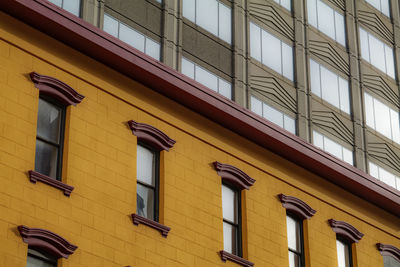 Low angle view of building against sky