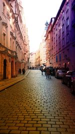 View of city street
